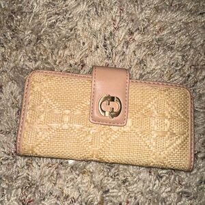 Tan and beige dream wallet purse 💛